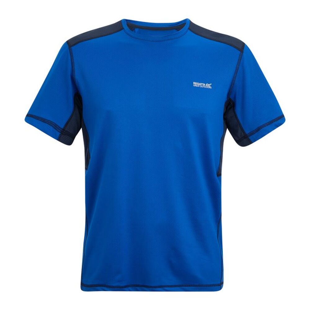 Regatta Mens Virda T-Shirt / Olympian Blue/Navy